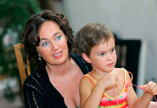Лариса Гузеева с дочкой