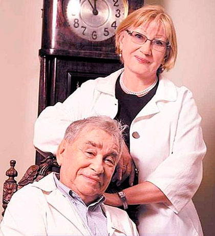 Михаил Светин с женой