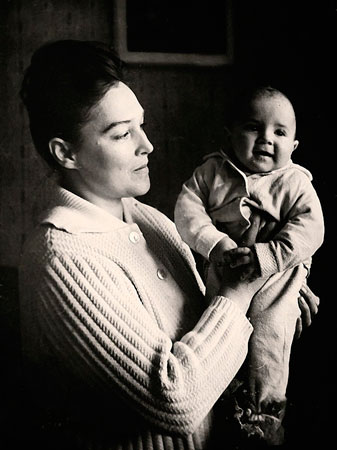Александра Завьялова с сыном