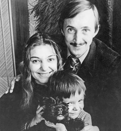 Наталья Бондарчук и Николай Бурляев с сыном 