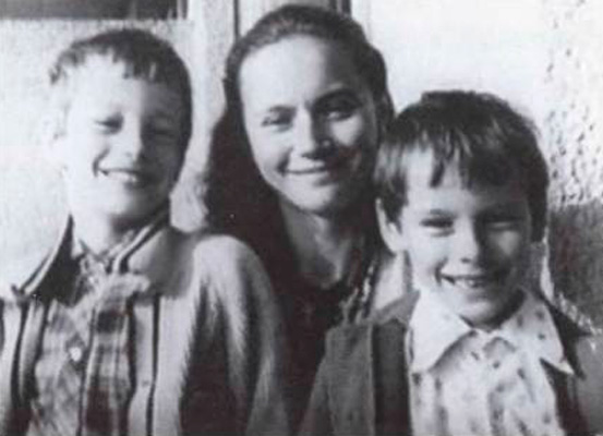 Ирина Купченко с сыновьями